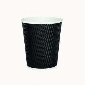 250ml Black Ripple Cup – Pack of 500
