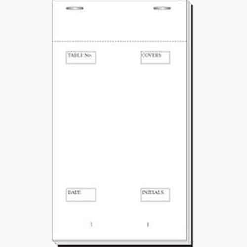 Waiter Pad 2-Ply Duplicate Carbonless Sheet Fitted – 3.75″ x 6.5″ – Box of 100