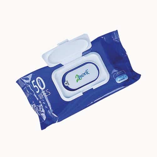 Antibacterial Alcohol Hand Wipes – Pack of 50