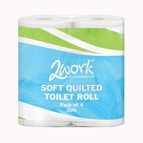 Luxury 2-Ply Quilted Toilet Roll 200 Sheets (Pack of 40)